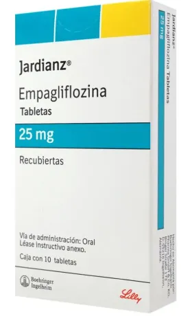 Jardianz Empagliflozina 25 mg c/30 Tabletas