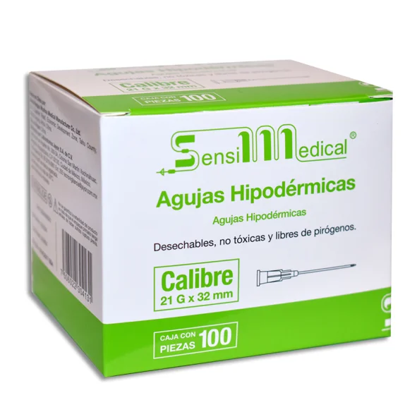[JAY022] Aguja Hipodermica 21x32 mm 100 Agujas