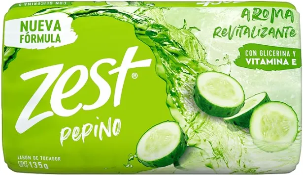 JABON DE BARRA ZEST PEPINO 135 GR