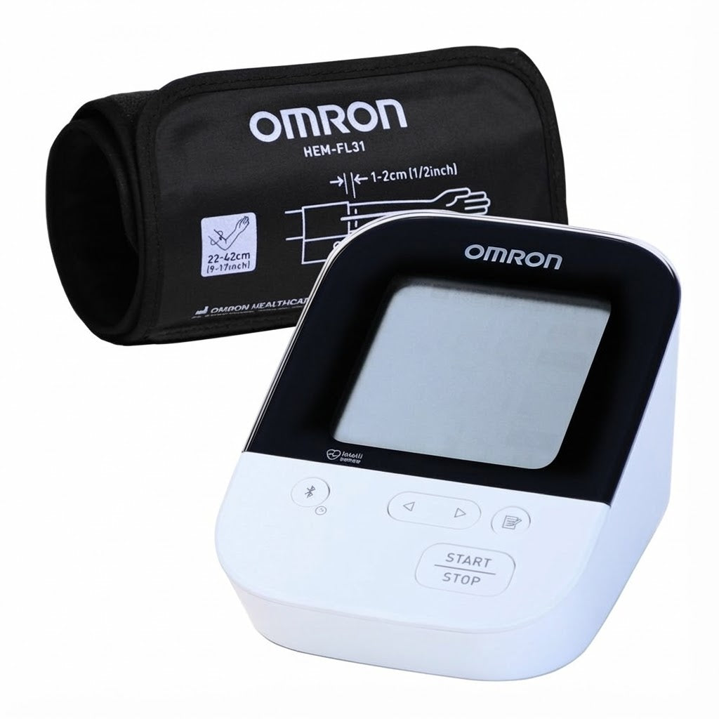 [ESHEM-7156T] Esfigmomanometro Electronico Automatico Con Brazalete 60 Memorias Compatibilídad Con App