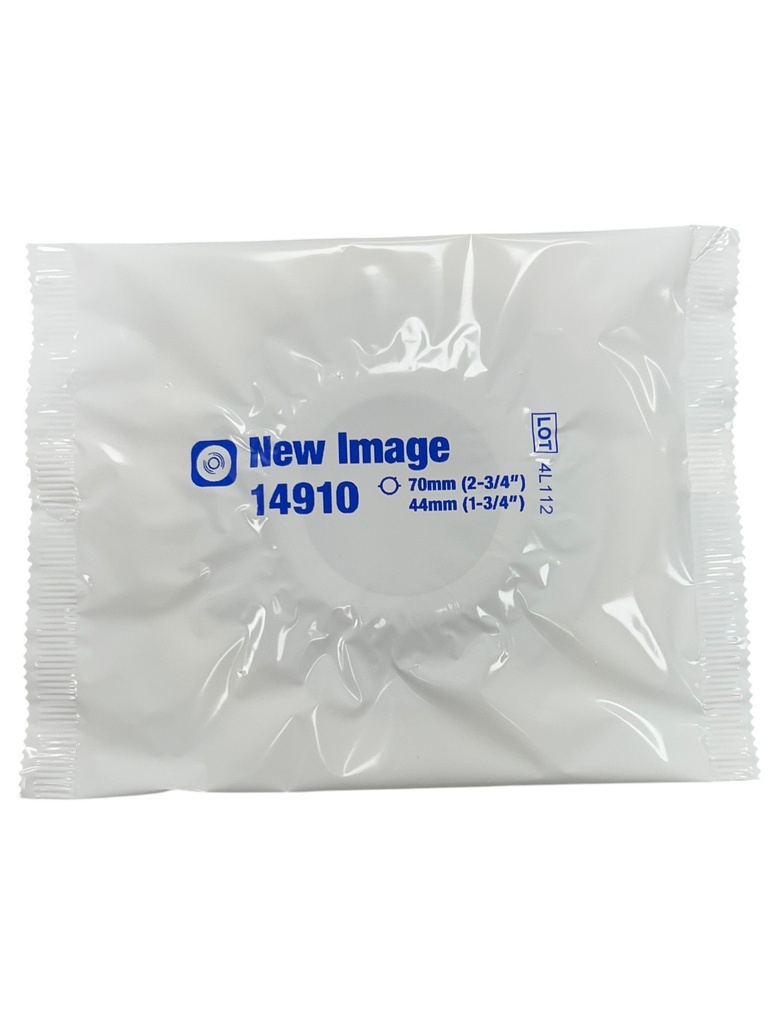 [HU14910] Barrera Cutanea New Image Convexa Flextend Aro Flotante 70 Mm Con Marco Adhesivo Recortada 44 Mm
