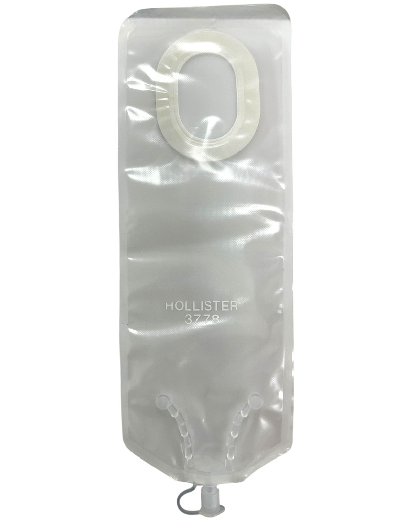[HU3778] Bolsa Neonatal Drenable Cerrada Transparente Pinza Suave Alambre Barrera Cutánea Plana Softflex Recordable 22 A 35 Mm