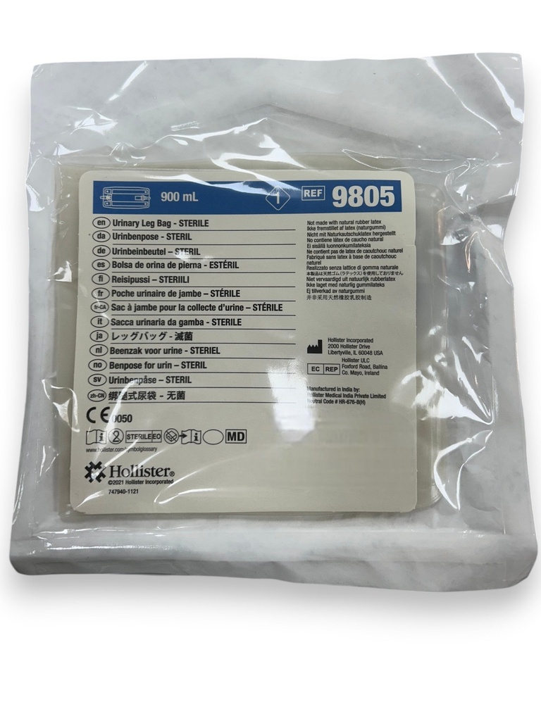 Bolsa Recolectora De Orina Para Pierna 900 Ml