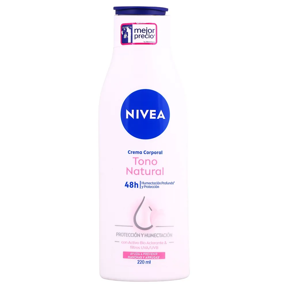 Crema Nivea Corporal Aclarado Nat 220 ml