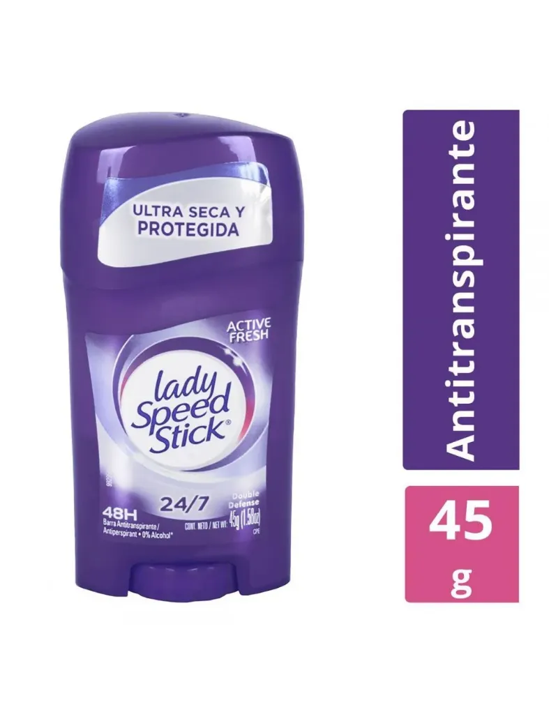 Des. Lady Speed Barra Active Fresh 45 g