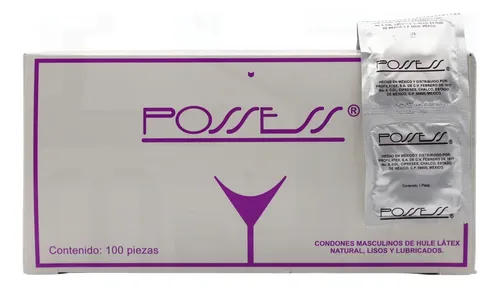 Condones Masculinos Latex Possess con 100