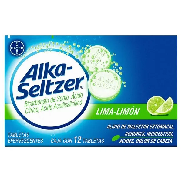 Alka Seltzer Lima-Limon 12 Tab