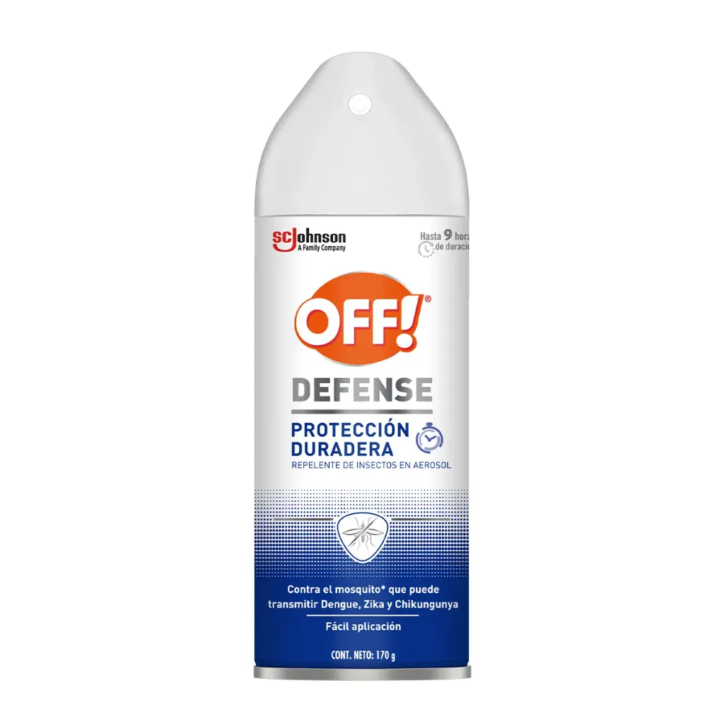 Repelente OFF! Defense Aerosol  170G