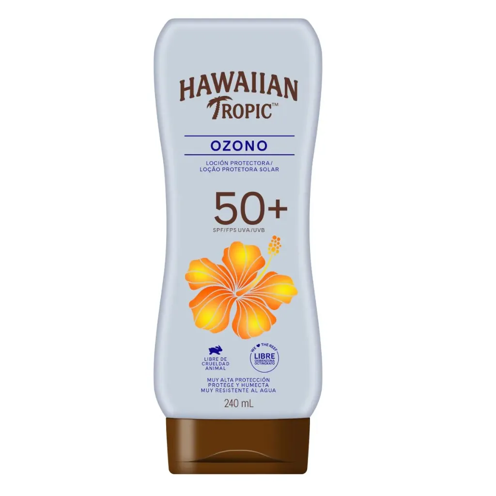 Bloqueador Hawaiian Tropic Ozono Fps 50+ De 240ml