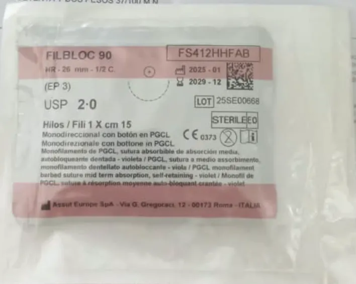 MONOCRYLFILBLOC90 2/0 AGUJA CILINDRICA 1/2 26MM HEBRA15CM