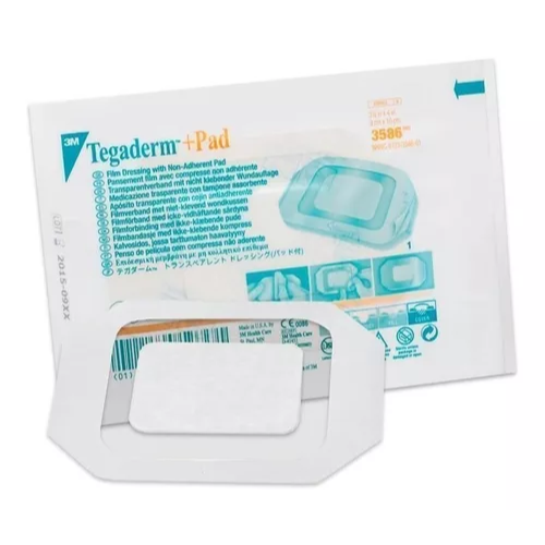 TEGADERM +Pad APOSITO DE PELICULA CON ALMOHADILLA NO ADHERENTE 9 X 10 CM REF 3586 3M 1 PZ - archivar