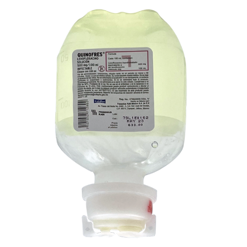QUINOFRES 500MG/100ML BOT