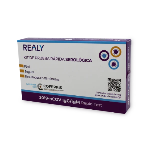 KIT DE PRUEBA SEROLOGICA DE ANTICUERPOS IGC/IGM  PARA SARS COV 2