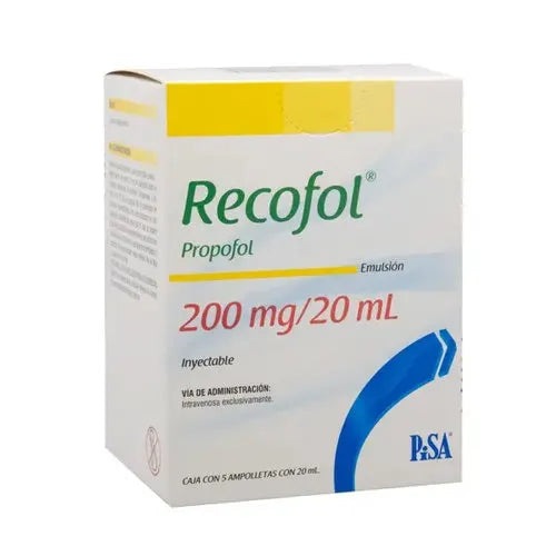 Propofol Recofol 200 mg c/5 amp