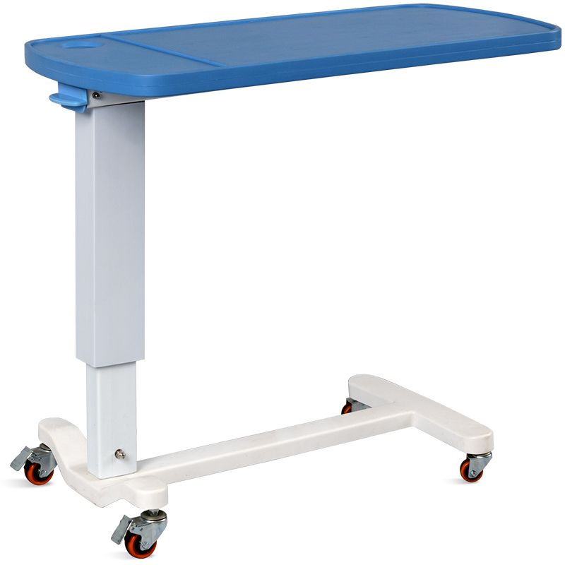 Mesa puente de cama azul de lujo