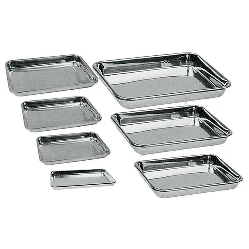 Bandeja de acero inoxidable  350x500x48mm