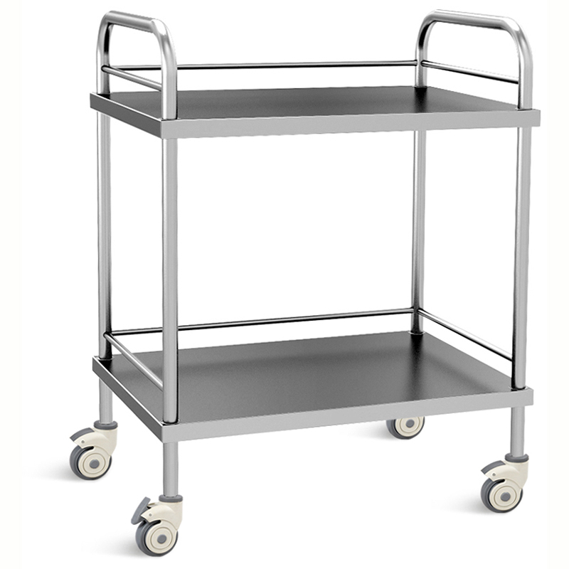 [MCH006] Carro para alimentos de acero inoxidable