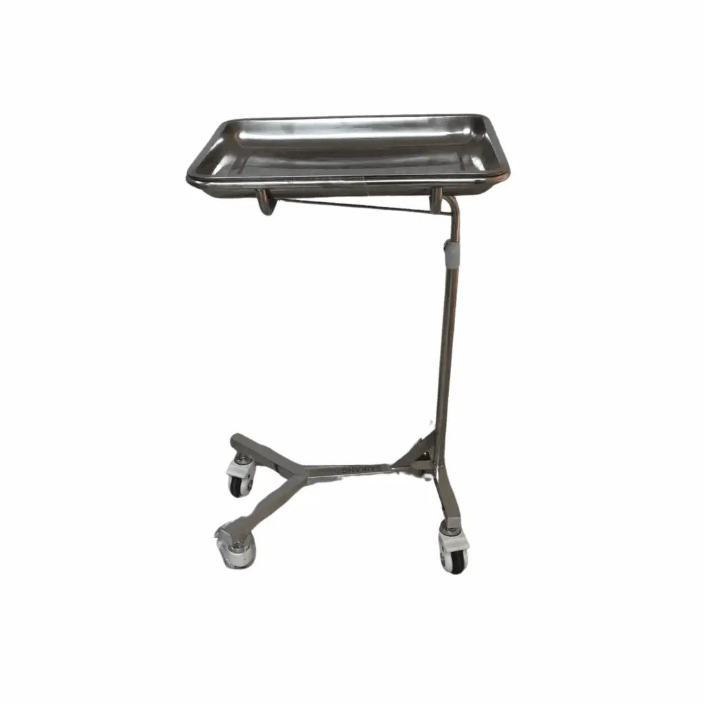 Mesa de mayo de acero inoxidable