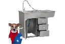 Mesa para baño de mascotas