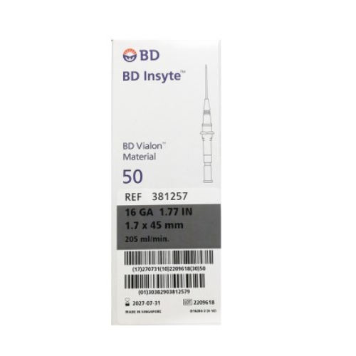 Catéter intravascular 205 ml