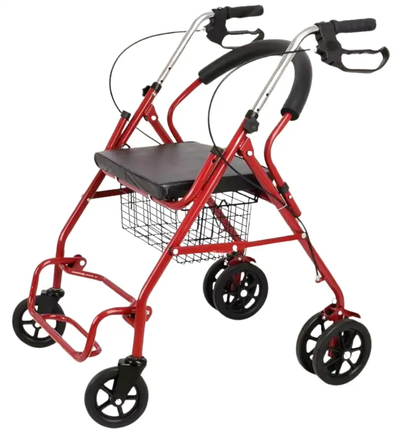 Andadera con ruedas y asiento