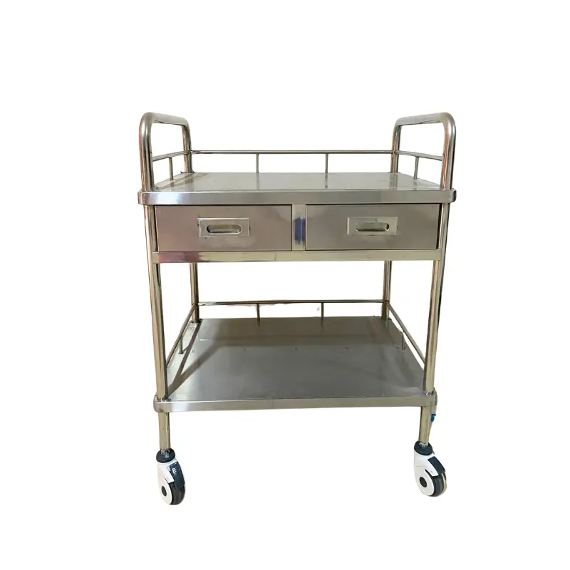 Mesa pasteur de dos cajones