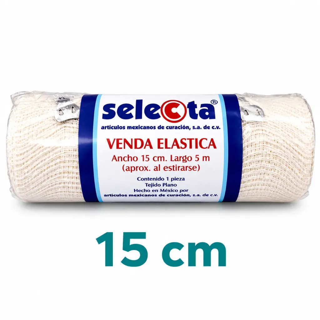 Venda Elastica De 15 cms. x 5 mts Selecta