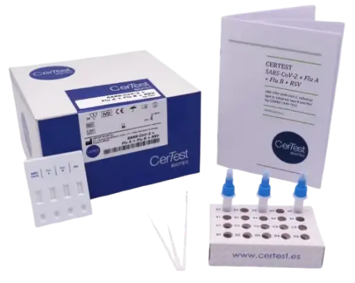 SARS-CoV-2 + RSV + Influenza A+B - CerTest