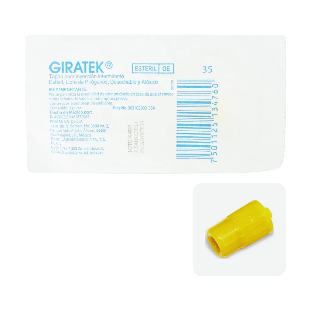 TAPON PARA INYECCION INTERMITENTE GIRATEK