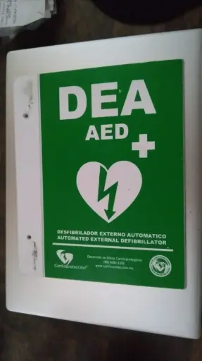 Señalética de Localización 4 en 1 para DEA, modelo ILCOR - Color Verde
