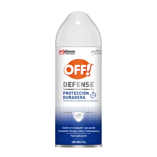 Repelente OFF! Defense Aerosol  170G