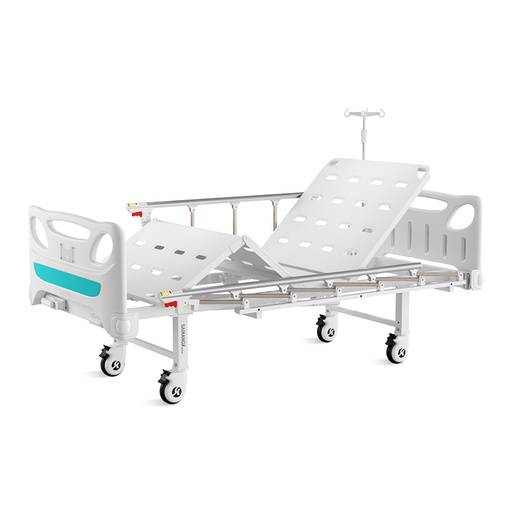 [MCK2k] Cama hospitalaria manual dos manivelas