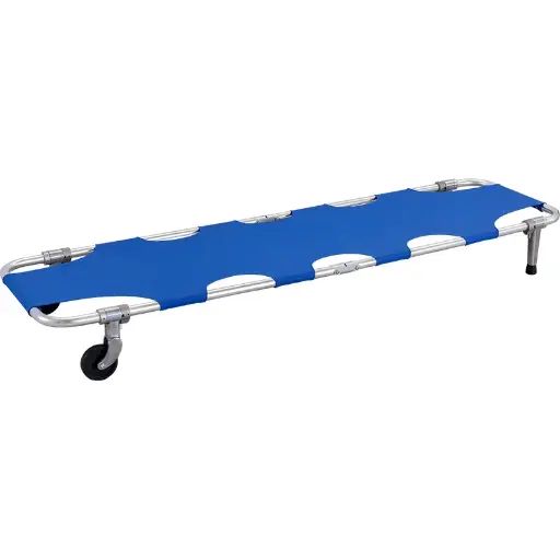 [MCB1A04] Camilla de emergencia plegable color azul