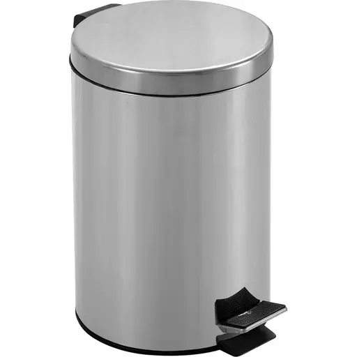 [MCH034] Bote para basura 12 Litros de acero inoxidable