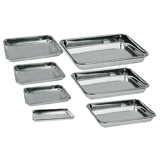 [SKN012] Bandeja de acero inoxidable  350x500x48mm