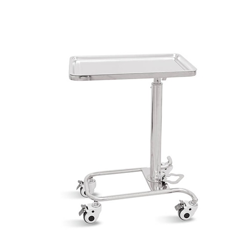 [MCH038-6] Mesa de mayo de acero inoxidable, ajuste de altura hidráulico.