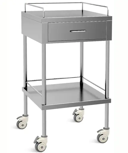 [MCH006-5] Mesa Pasteur con Cajón de acero inoxidable